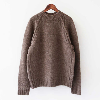 UNDYED [アンダイド] HIGHLANDWOOL RGRN CREW [USN24FKC100] ハイランドウールクルーネック [2024AW]