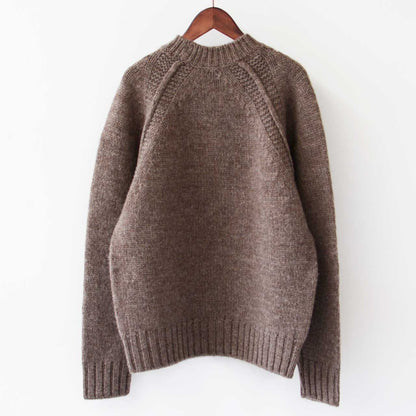 UNDYED [アンダイド] HIGHLANDWOOL RGRN CREW [USN24FKC100] ハイランドウールクルーネック [2024AW]