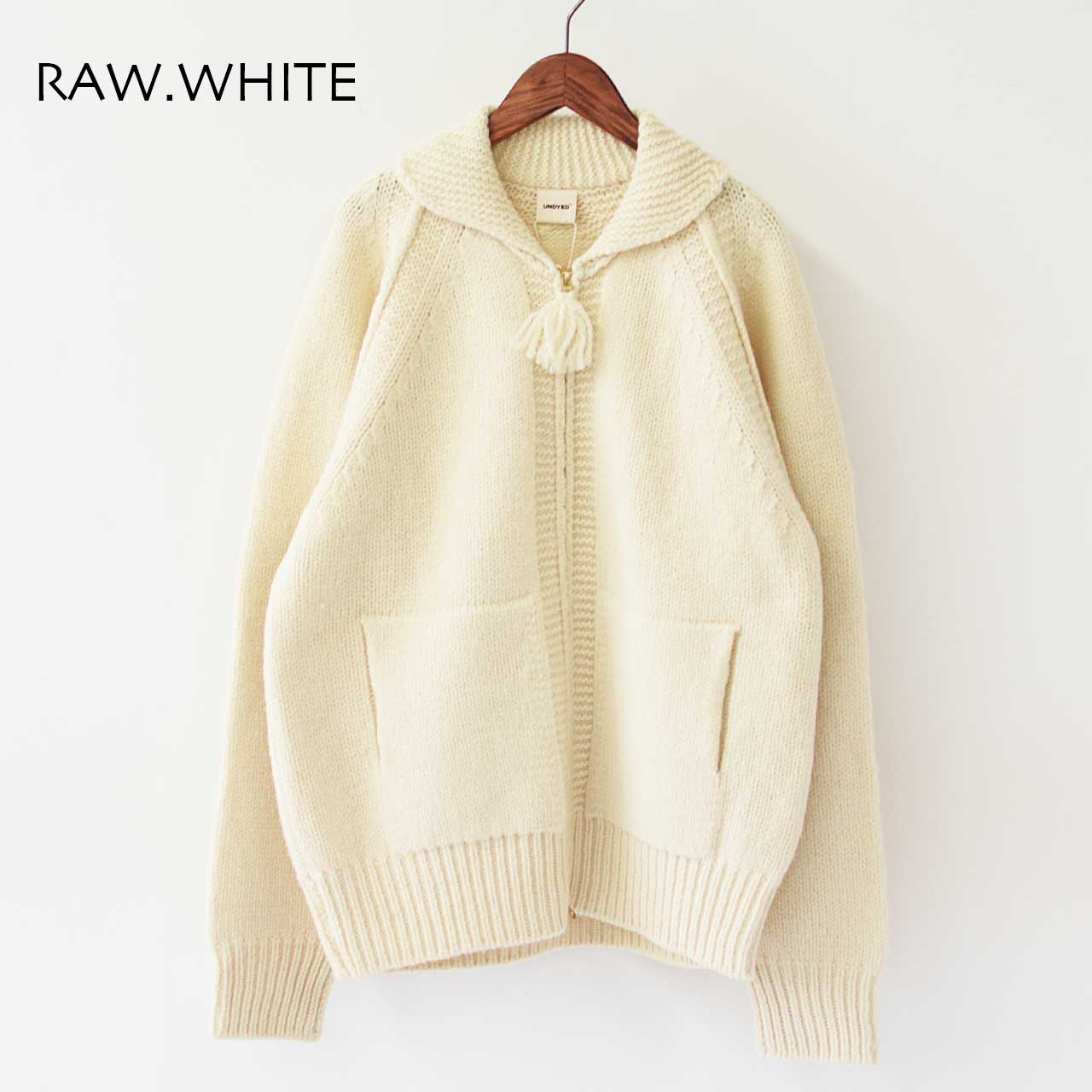 UNDYED [アンダイド] HIGHLANDWOOL COWICAHN SWEATER [USN24FKC101] ハイランドウールカウチンセーター [2024AW]