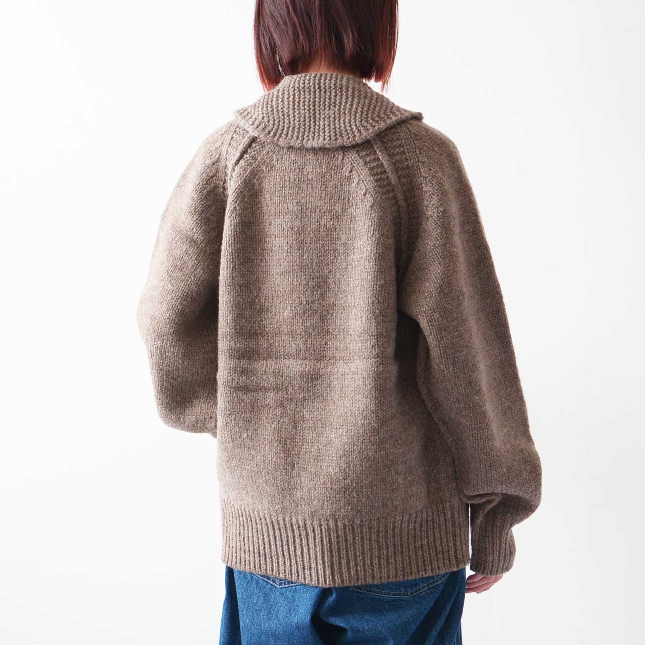 UNDYED [アンダイド] HIGHLANDWOOL COWICAHN SWEATER [USN24FKC101] ハイランドウールカウチンセーター [2024AW]