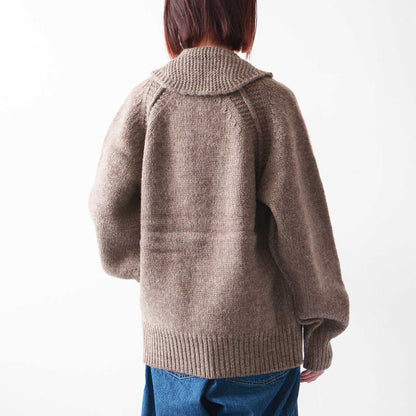 UNDYED [アンダイド] HIGHLANDWOOL COWICAHN SWEATER [USN24FKC101] ハイランドウールカウチンセーター [2024AW]