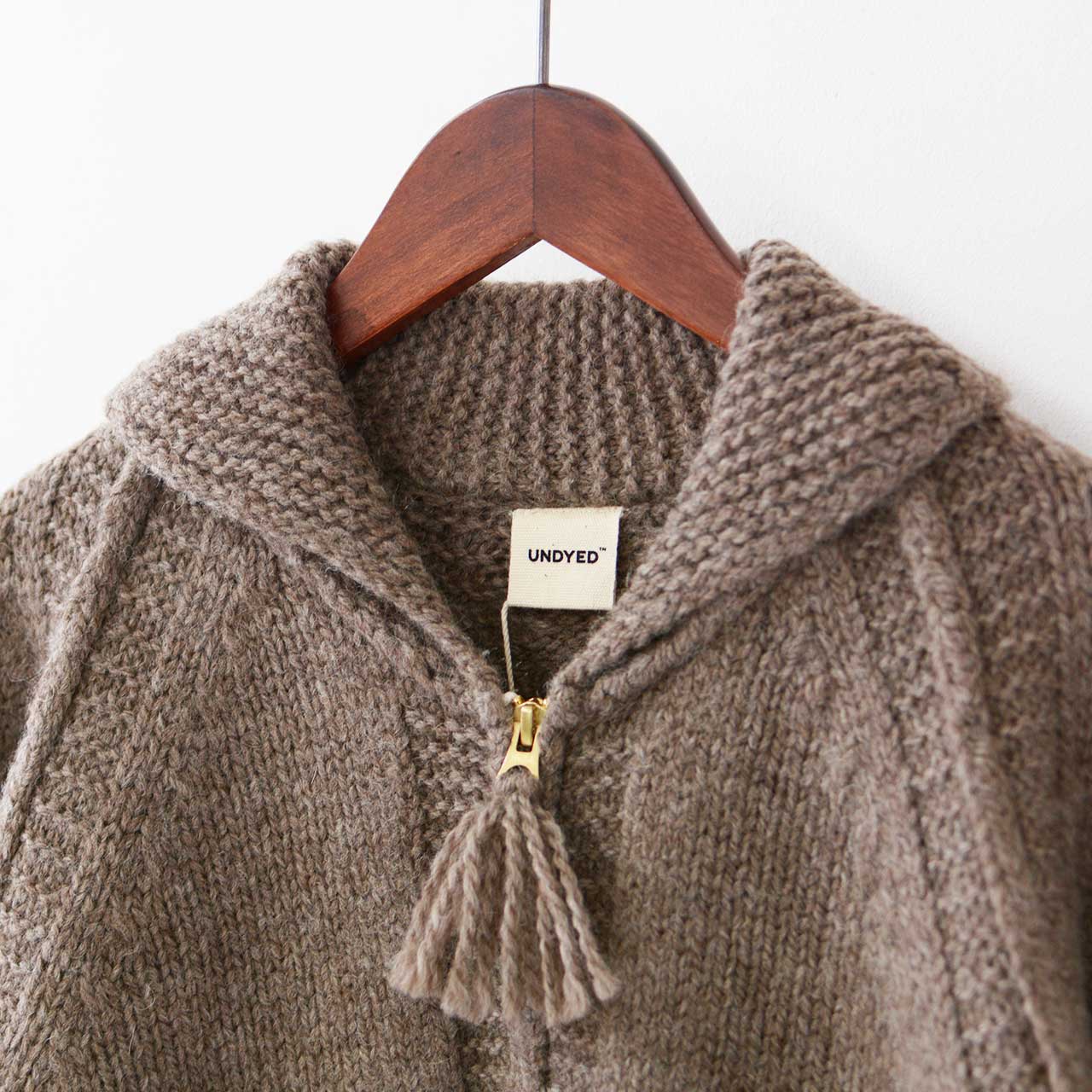 UNDYED [アンダイド] HIGHLANDWOOL COWICAHN SWEATER [USN24FKC101] ハイランドウールカウチンセーター [2024AW]