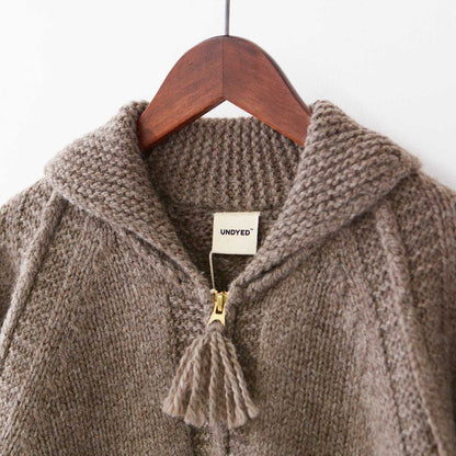 UNDYED [アンダイド] HIGHLANDWOOL COWICAHN SWEATER [USN24FKC101] ハイランドウールカウチンセーター [2024AW]