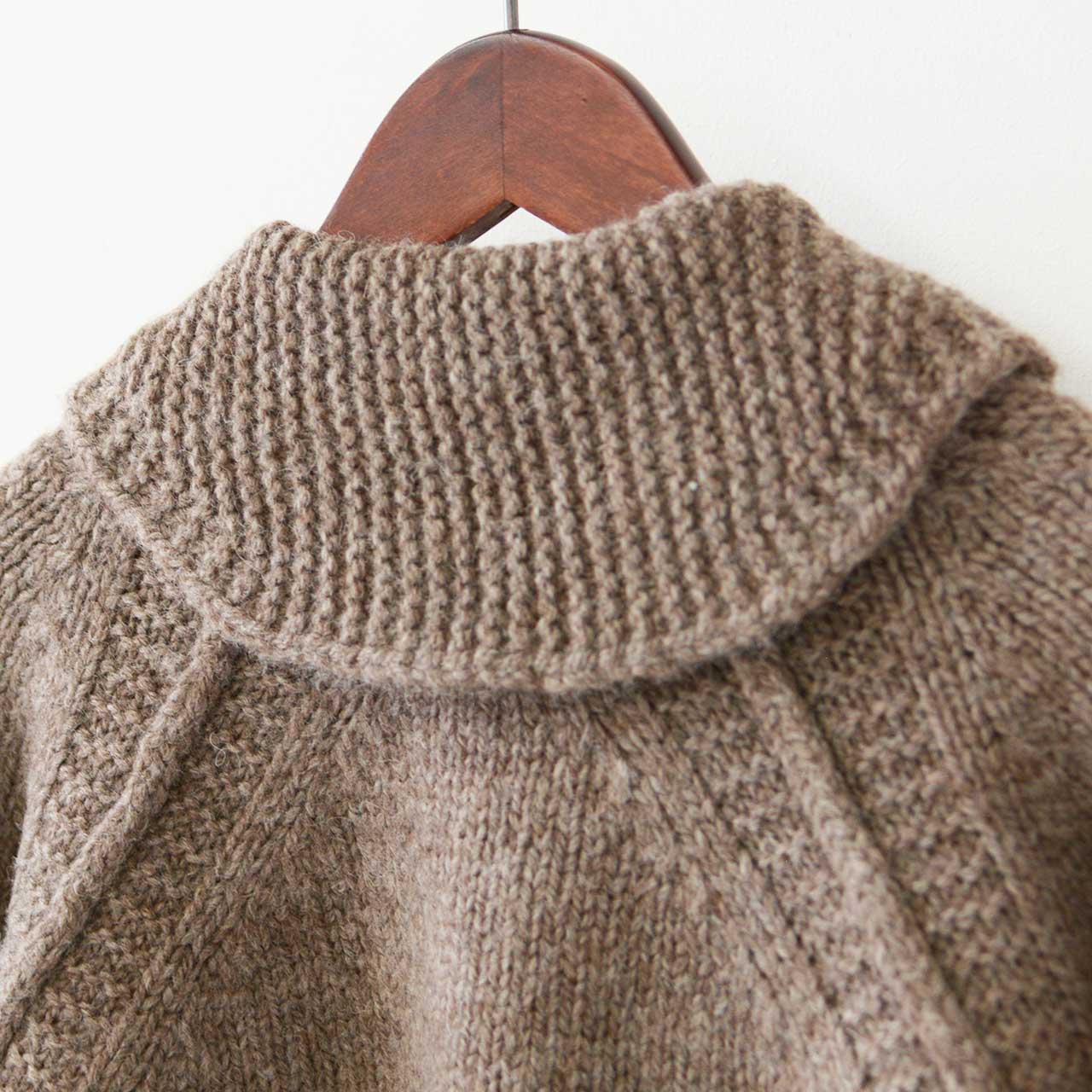UNDYED [アンダイド] HIGHLANDWOOL COWICAHN SWEATER [USN24FKC101] ハイランドウールカウチンセーター [2024AW]