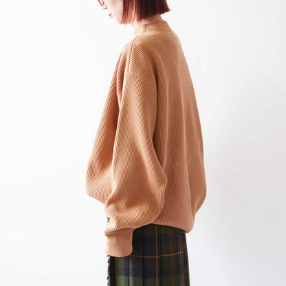 UNDYED [アンダイド] KNIT RIB MOCKNECK CREW [USN24FKC111] ニットリブモックネッククルー [2024AW]