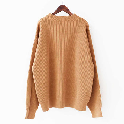 UNDYED [アンダイド] KNIT RIB MOCKNECK CREW [USN24FKC111] ニットリブモックネッククルー [2024AW]