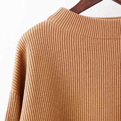 UNDYED [アンダイド] KNIT RIB MOCKNECK CREW [USN24FKC111] ニットリブモックネッククルー [2024AW]