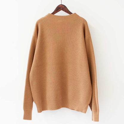 UNDYED [アンダイド] KNIT RIB MOCKNECK CREW [USN24FKC111] ニットリブモックネッククルー [2024AW]