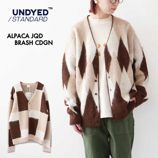 UNDYED [アンダイド] ALPACA JQD BRASH CDGN [USN24FKCD094] アルパカJQDブラッシュカーディガン [2024AW]