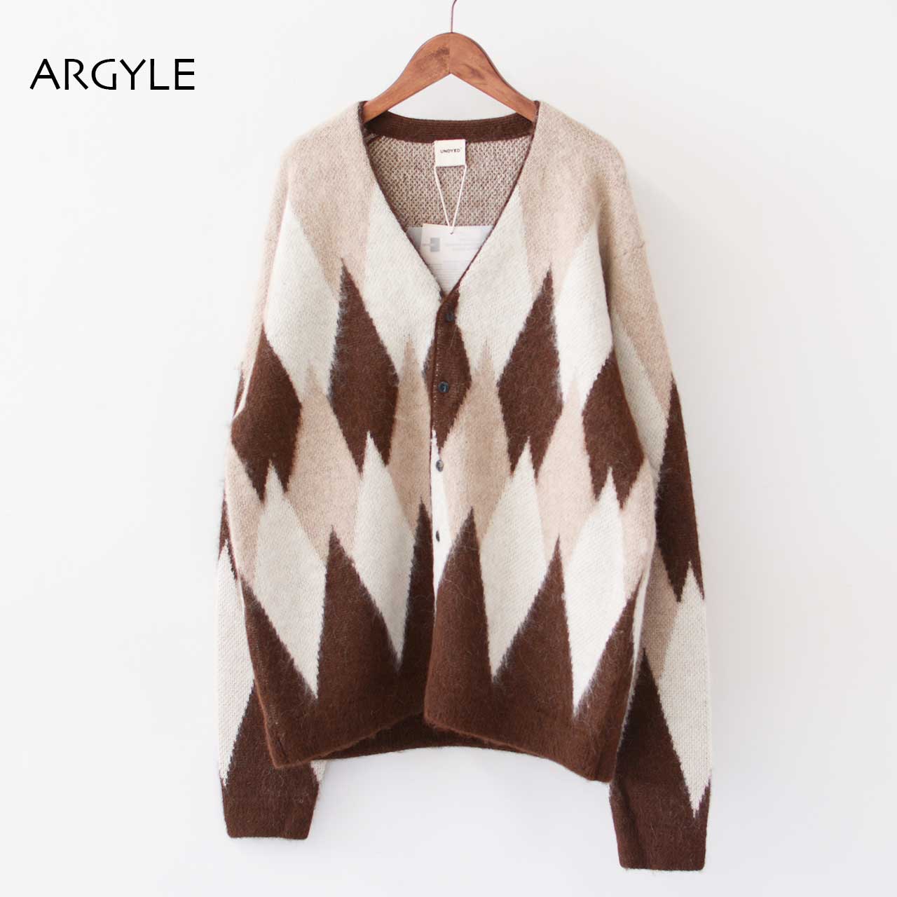 UNDYED [アンダイド] ALPACA JQD BRASH CDGN [USN24FKCD094] アルパカJQDブラッシュカーディガン [2024AW]