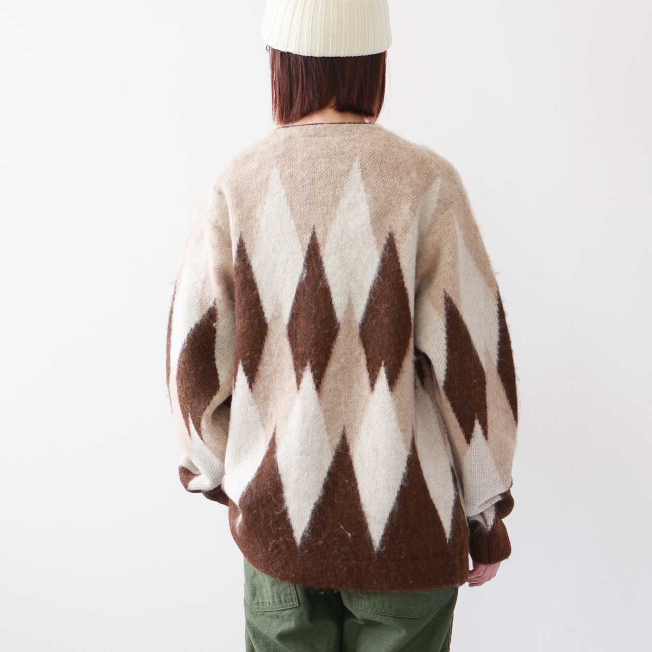 UNDYED [アンダイド] ALPACA JQD BRASH CDGN [USN24FKCD094] アルパカJQDブラッシュカーディガン [2024AW]