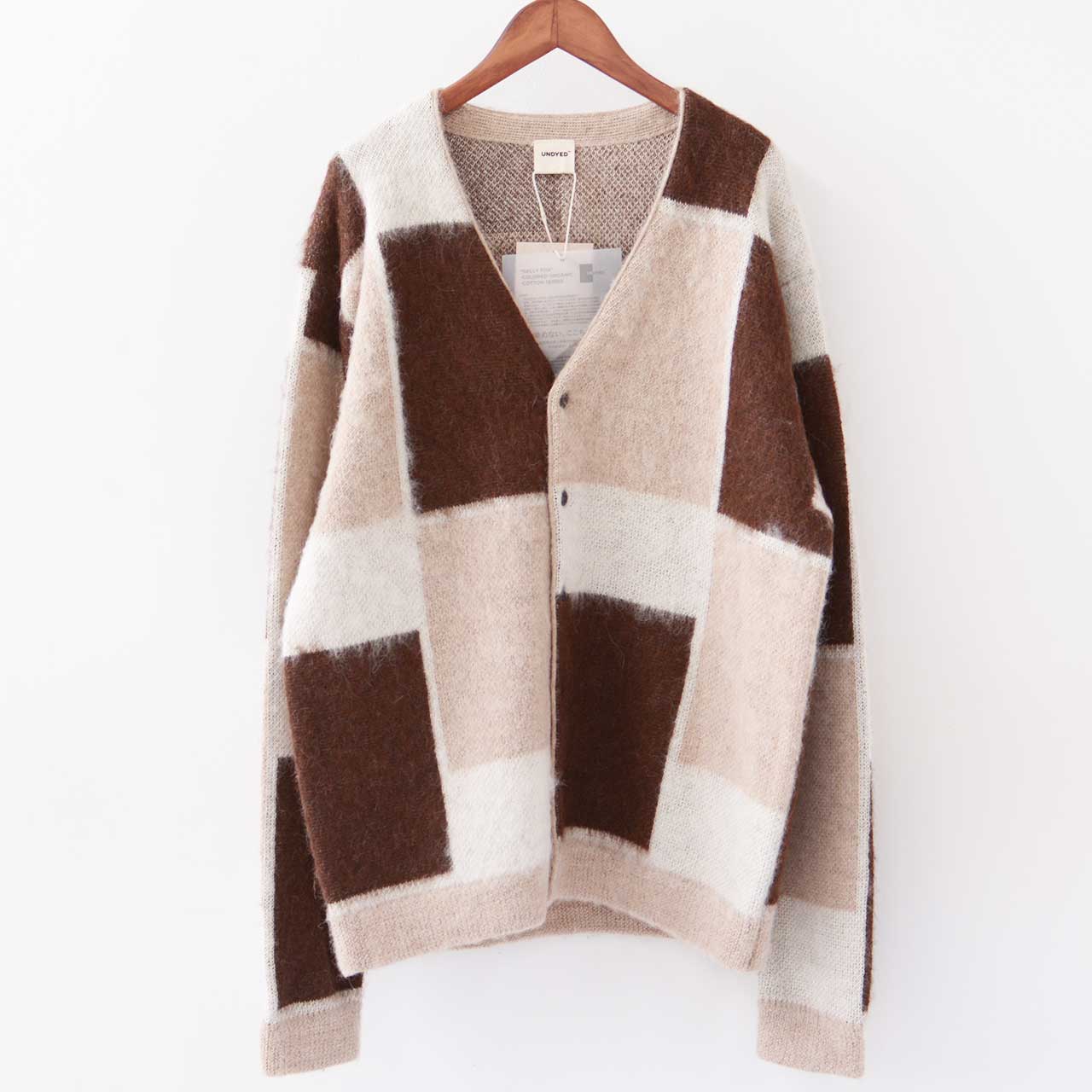 UNDYED [アンダイド] ALPACA JQD BRASH CDGN [USN24FKCD094] アルパカJQDブラッシュカーディガン [2024AW]