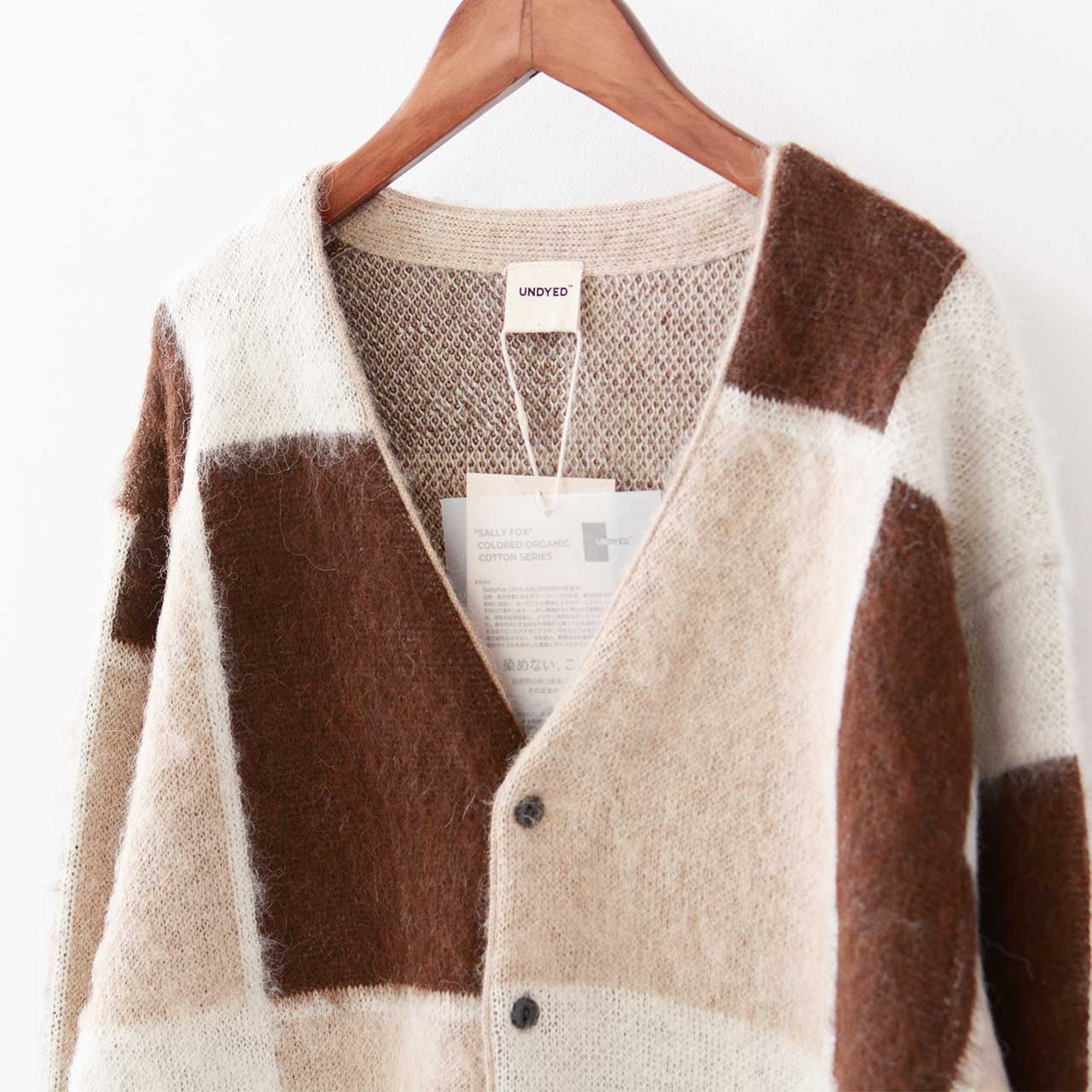 UNDYED [アンダイド] ALPACA JQD BRASH CDGN [USN24FKCD094] アルパカJQDブラッシュカーディガン [2024AW]