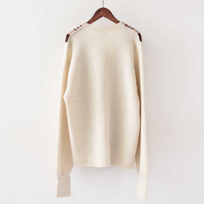 UNDYED [アンダイド] ALPACA STRIPE CDGN [USN24FKCD096] アルパカストライプカーディガン [2024AW]