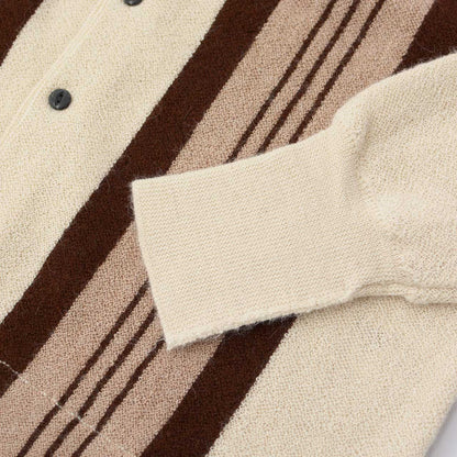 UNDYED [アンダイド] ALPACA STRIPE CDGN [USN24FKCD096] アルパカストライプカーディガン [2024AW]