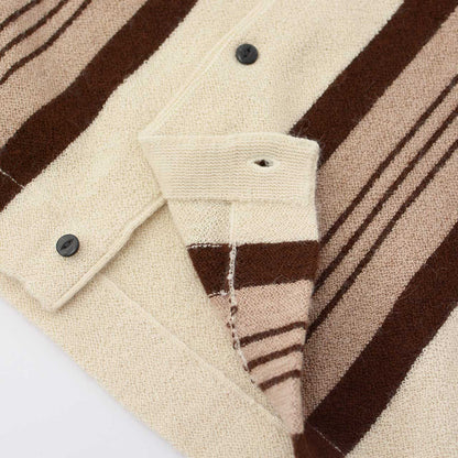 UNDYED [アンダイド] ALPACA STRIPE CDGN [USN24FKCD096] アルパカストライプカーディガン [2024AW]