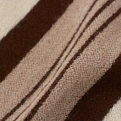 UNDYED [アンダイド] ALPACA STRIPE CDGN [USN24FKCD096] アルパカストライプカーディガン [2024AW]