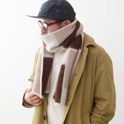 UNDYED [アンダイド] ALPACA JQD MUFFULER [USN24FKMU103] アルパカ JQD マフラー [2024AW]