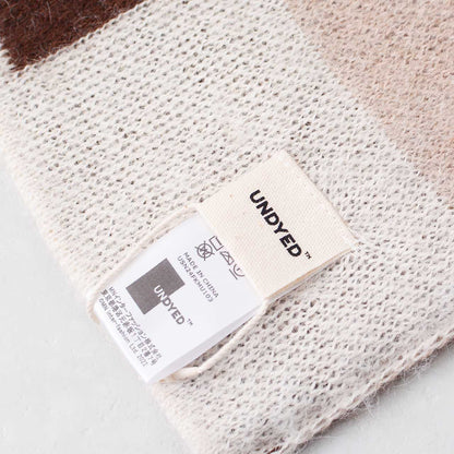 UNDYED [アンダイド] ALPACA JQD MUFFULER [USN24FKMU103] アルパカ JQD マフラー [2024AW]