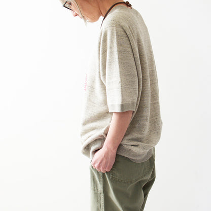 UNDYED [アンダイド] URAKE S/S SWEAT (YOLO Pt)  [USN24SST057A]  ショートスリーブスウェットプルオーバー [2024SS]