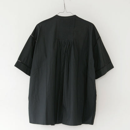 INDIA INDUSTRY [インディアインダストリー] Baran PIN TUCK SHIRT [ND-B0387POP] Bran ピンタックシャツ [2025SS]