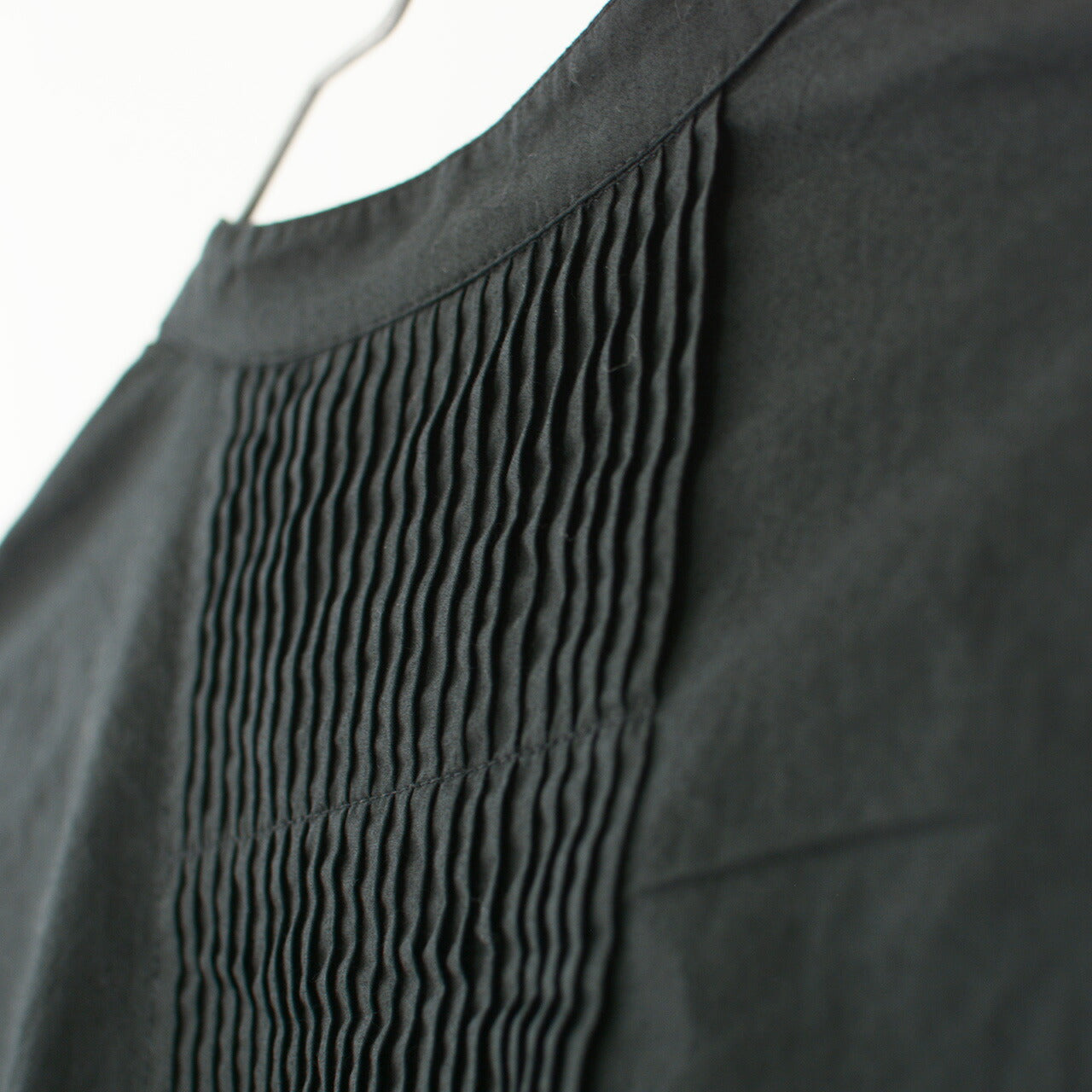 INDIA INDUSTRY [インディアインダストリー] Baran PIN TUCK SHIRT [ND-B0387POP] Bran ピンタックシャツ [2025SS]