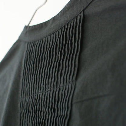 INDIA INDUSTRY [インディアインダストリー] Baran PIN TUCK SHIRT [ND-B0387POP] Bran ピンタックシャツ [2025SS]