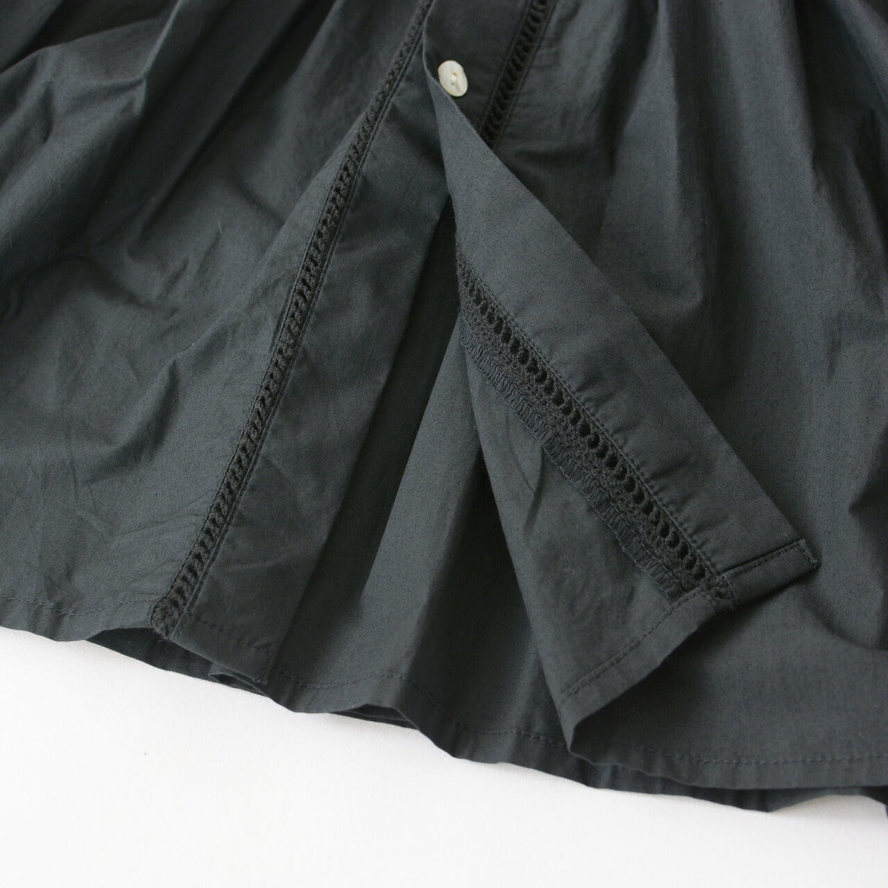 INDIA INDUSTRY [インディアインダストリー] Baran PIN TUCK SHIRT [ND-B0387POP] Bran ピンタックシャツ [2025SS]