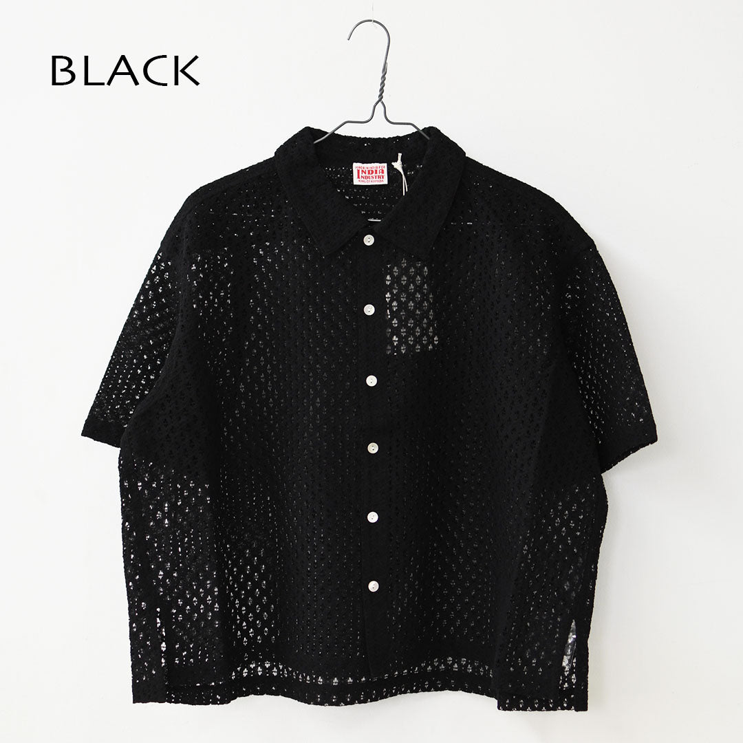 INDIA INDUSTRY [インディアインダストリー] SHORT SLEEVE SHIRT