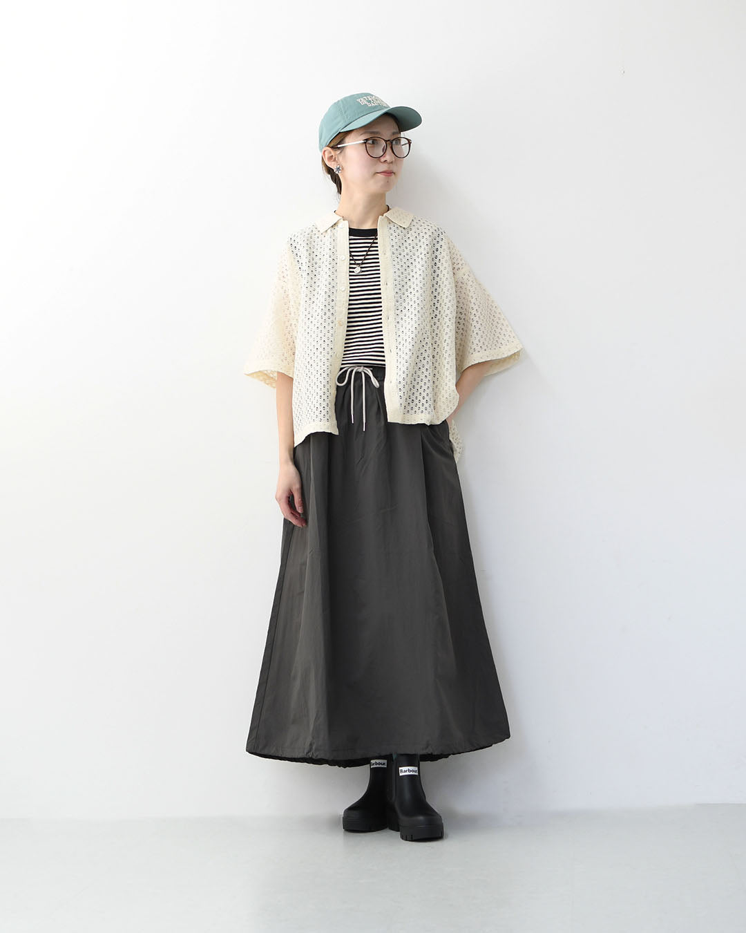 INDIA INDUSTRY [インディアインダストリー]  SHORT SLEEVE SHIRT-Cambay- [ND-B0376AJL] ショートスリーブシャツ・フラワーレース 半袖シャツ・総レース・レースシャツ・LADY'S [2026SS]