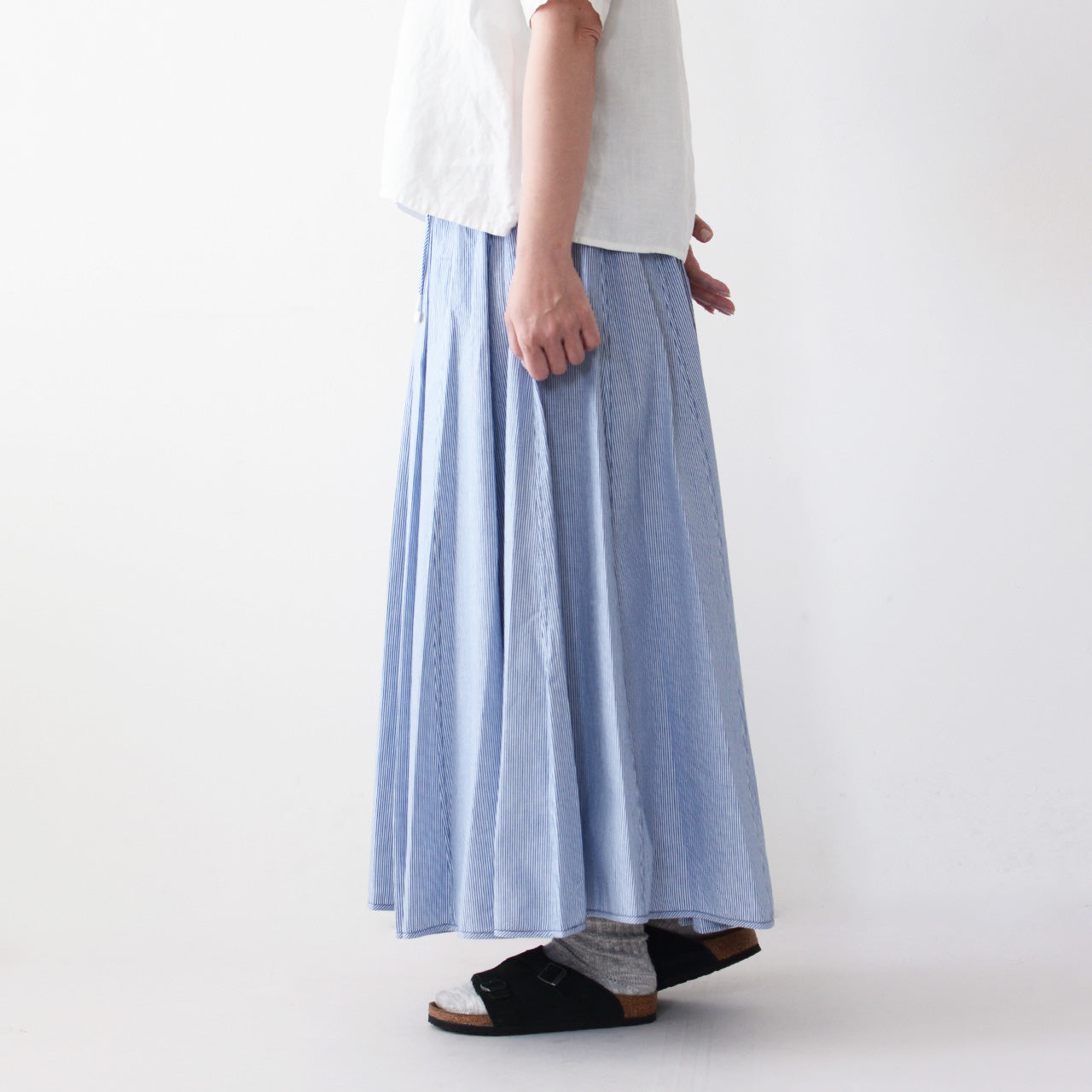 INDIA INDUSTRY [インディアインダストリー] COTTON CIRCULAR SKIRT [ND-F0029CLS] コットンサーキュラースカート [2024SS]