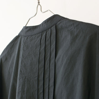 INDIA INDUSTRY [インディアインダストリー] Agra PIN TUCK SHIRT DRESS [ND-G0105POP] Agra ピンタックシャツドレス [2025SS]