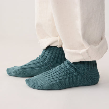 decka[デカ]  ローゲージリブソックス [de-26-2]（ショートレングス） [2024AW]