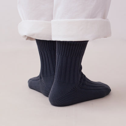 decka[デカ]  ローゲージリブソックス [de-26-2]（ショートレングス） [2024AW]