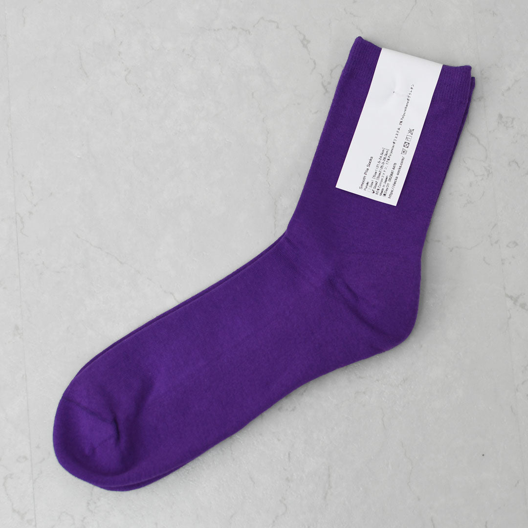 decka[デカ] Smooth Pile Socks [de-34] スムースパイルソックス・日本製・靴下・ショート丈・プレゼントにも・ギフト・スニーカーソックス・カラーソックス・国産・MEN'S / LADY'S [2026AW]