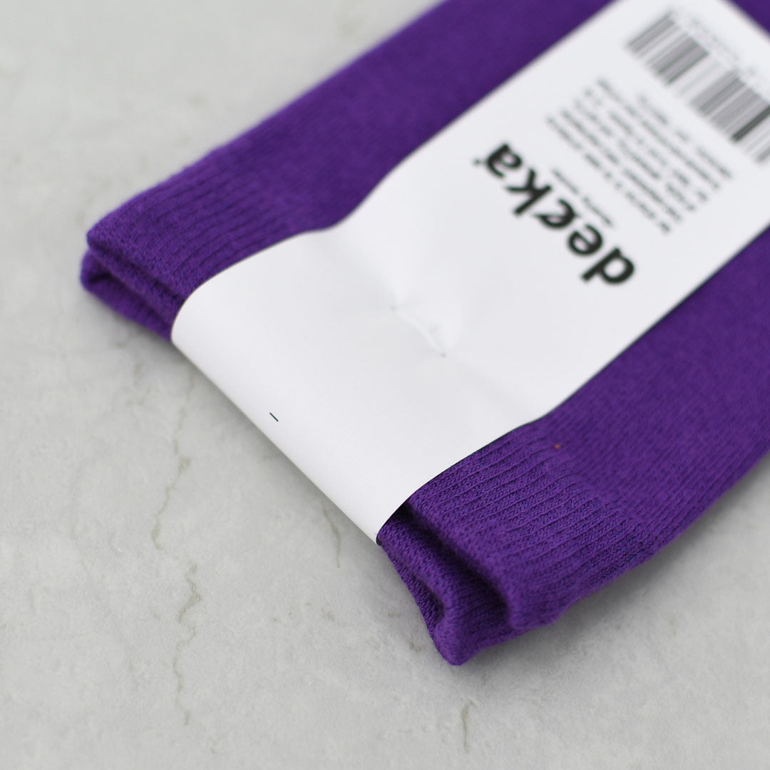 decka[デカ] Smooth Pile Socks [de-34] スムースパイルソックス・日本製・靴下・ショート丈・プレゼントにも・ギフト・スニーカーソックス・カラーソックス・国産・MEN'S / LADY'S [2026AW]