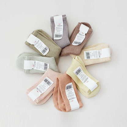 decka[デカ]  オーガニックパイルソックス [org-03-2] （レギュラートゥ） [2024AW]