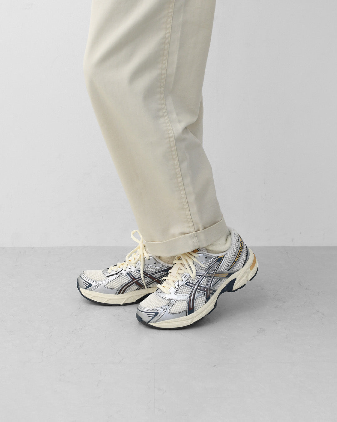 ASICS [アシックス] GEL-1130 CREAM/MAHOGANY [1203A609-CRMA] ゲル-1130・スニーカー・アウトドア・タウンユース・MEN'S / LADY'S [2026SS]