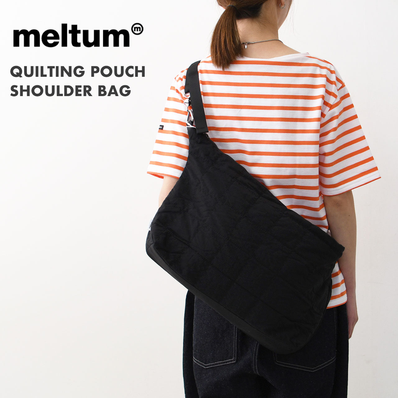 meltum [メルタム] QUILTING POUCH SHOULDER BAG [MTM-BG-0162-23-C] キルティングポーチショルダーバッグ [2025SS]
