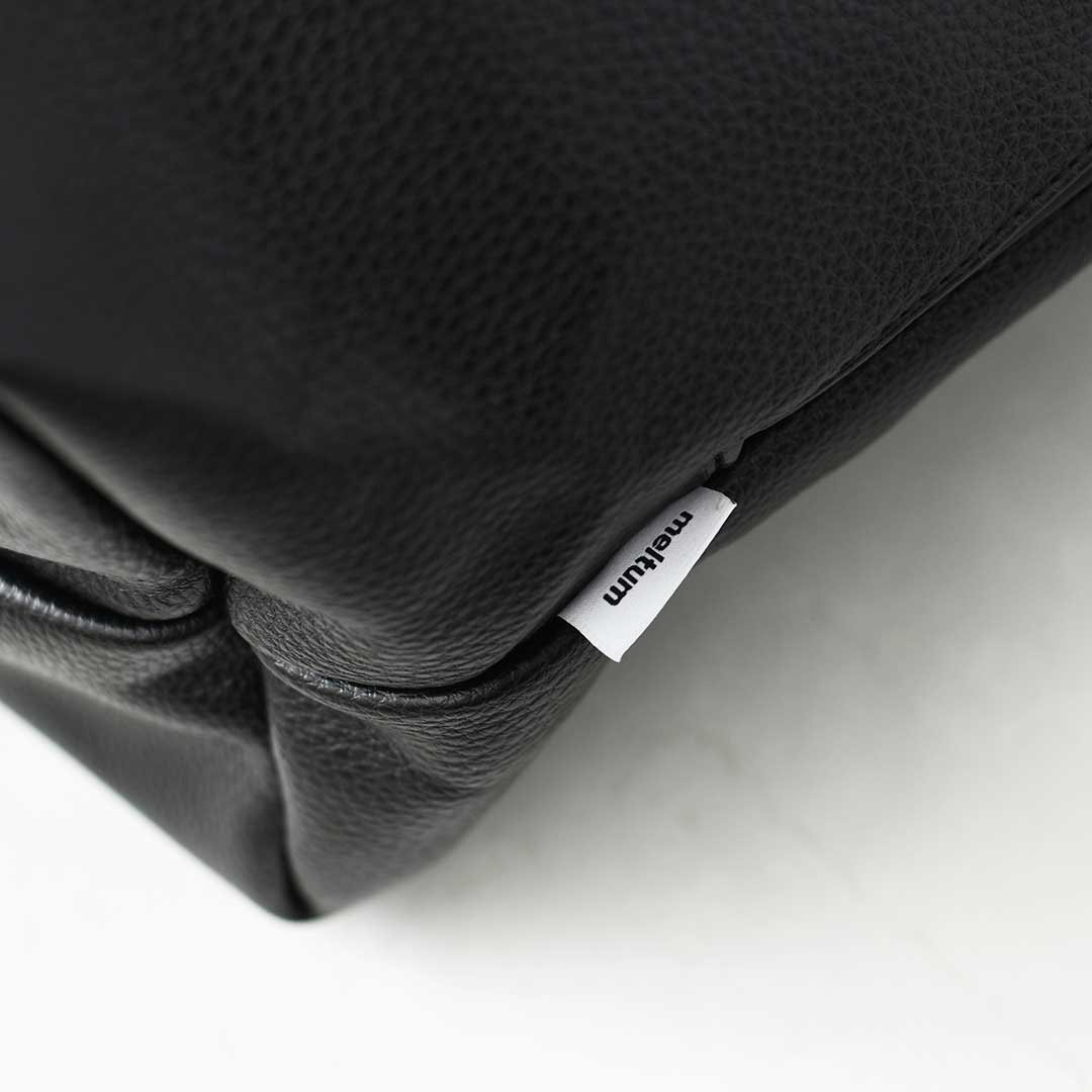meltum [メルタム] LEATHER MESSENGER BAG  [MTM-BG-0304-25] レザーメッセンジャーバッグ・ショルダーバッグ・合皮・キレイめ・通勤・通学・旅行・撥水・MEN'S / LADY'S [2026AW]