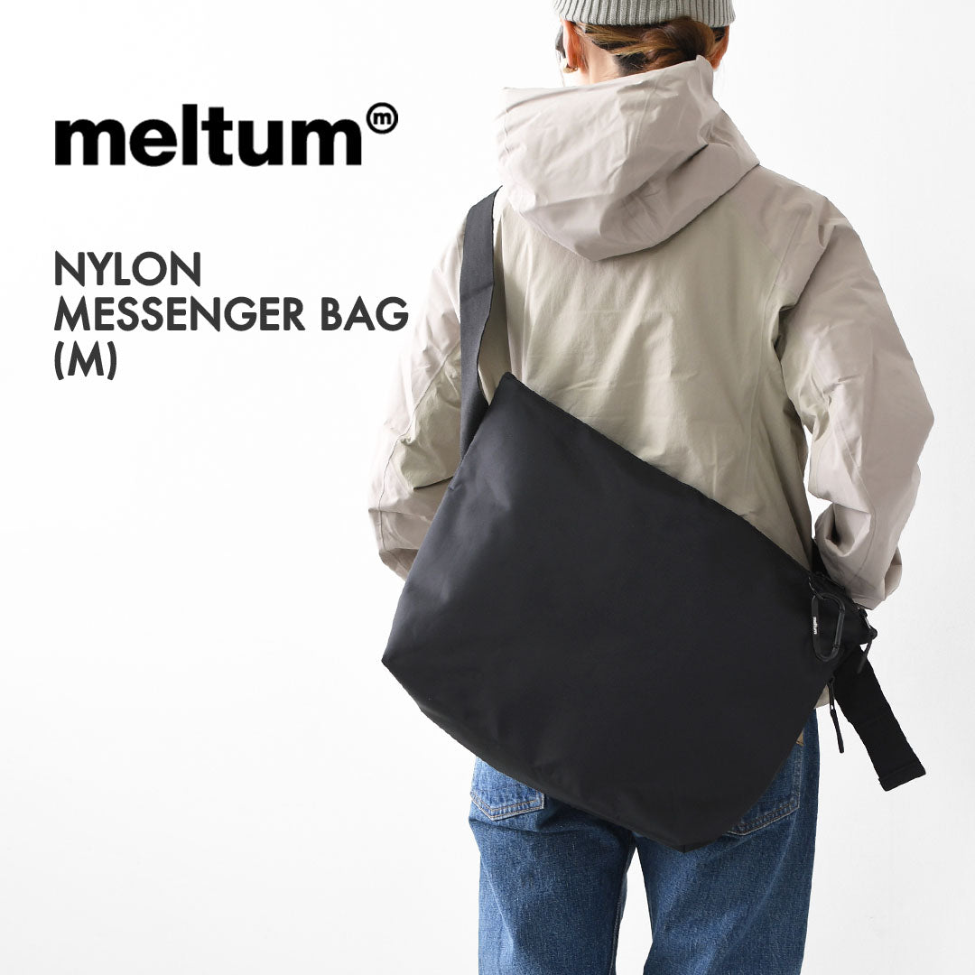 meltum [メルタム] NYLON MESSENGER BAG (M) [MTM-BG-0320-26] ナイロンメッセンジャーバッグ・ショルダーバッグ・Mサイズ・通勤・通学・旅行・MEN'S / LADY'S [2025AW]