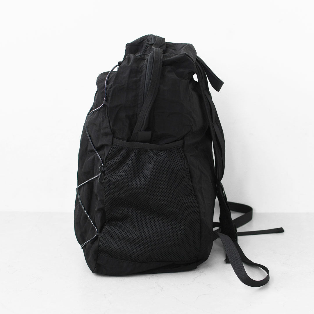 meltum [メルタム] BUNGEE BACKPACK [MTM-BG-0354-25] ナイロンバックパック・リュック・アウトドア・キャンプ・タウンユース・撥水・PCポケット・通勤・通学・旅行・MEN'S / LADY'S [2025AW]