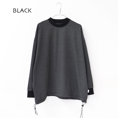 meltum [メルタム] BORDER BALLOON TEE L/S [MTM-CS-0276-25-A] ボーダーバルーンティーロングスリーブ [2025SS]
