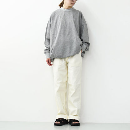 meltum [メルタム] BORDER BALLOON TEE L/S [MTM-CS-0276-25-A] ボーダーバルーンティーロングスリーブ [2025SS]