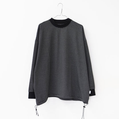 meltum [メルタム] BORDER BALLOON TEE L/S [MTM-CS-0276-25-A] ボーダーバルーンティーロングスリーブ [2025SS]