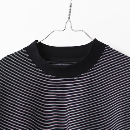 meltum [メルタム] BORDER BALLOON TEE L/S [MTM-CS-0276-25-A] ボーダーバルーンティーロングスリーブ [2025SS]