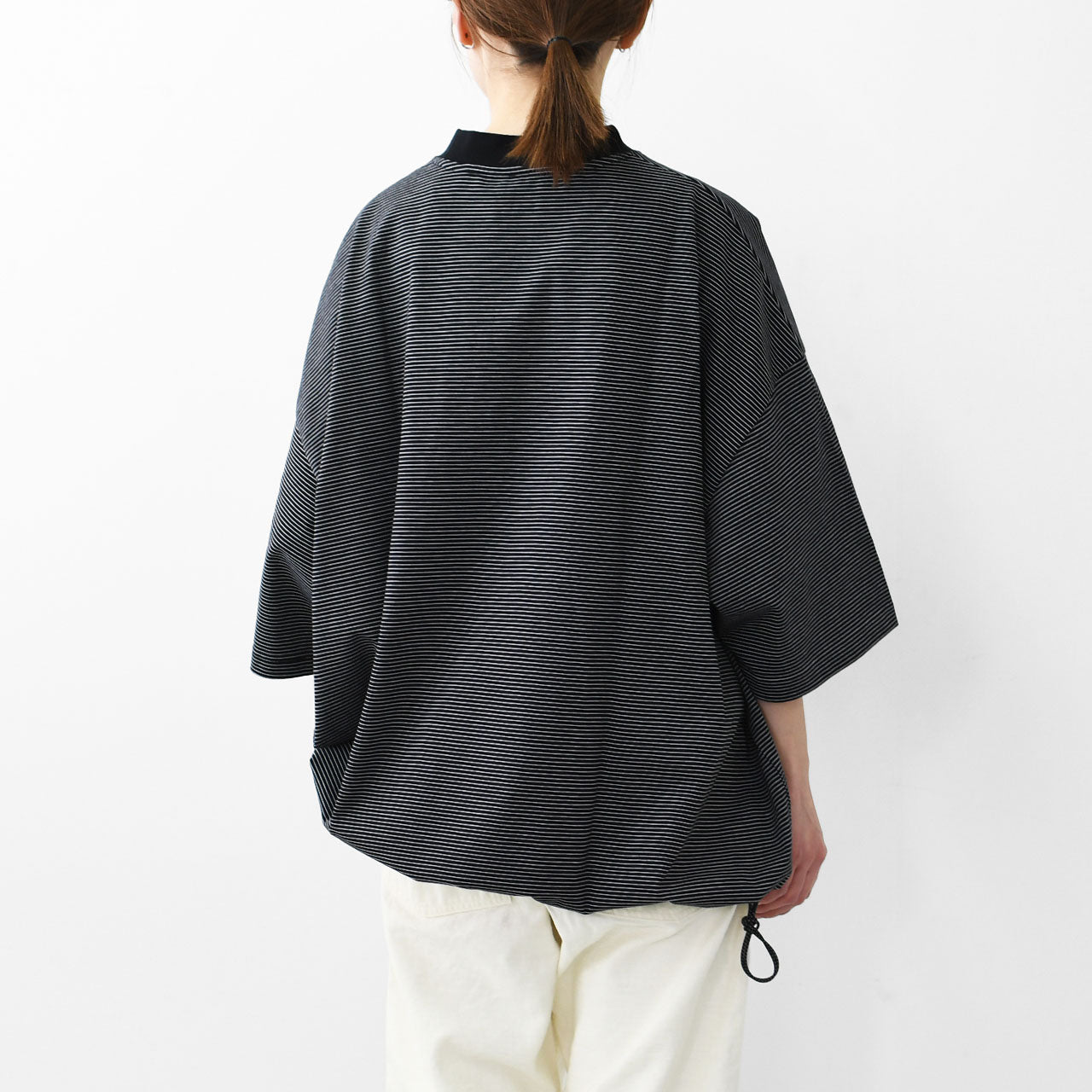 meltum [メルタム] BORDER BALLOON TEE S/S [MTM-CS-0277-25] ボーダーバルーンTシャツショートスリーブ [2025SS]