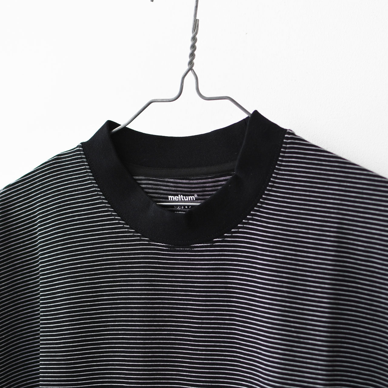 meltum [メルタム] BORDER BALLOON TEE S/S [MTM-CS-0277-25] ボーダーバルーンTシャツショートスリーブ [2025SS]