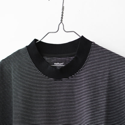 meltum [メルタム] BORDER BALLOON TEE S/S [MTM-CS-0277-25] ボーダーバルーンTシャツショートスリーブ [2025SS]