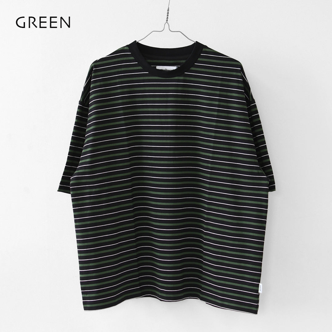 meltum [メルタム] MULTI BORDER S/S TEE [cs-0300-25] マルチボーダーショートスリーブTシャツ・半袖・オーバーサイズ・MEN'S / LADY'S [2026AW]